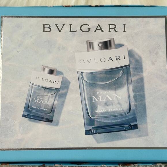 BVLGARI Man Glacial Essence Eau De Parfum 2-Piece Fragrance Set NIB - Picture 7 of 7